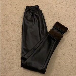 NWOT Faux leather Leggings